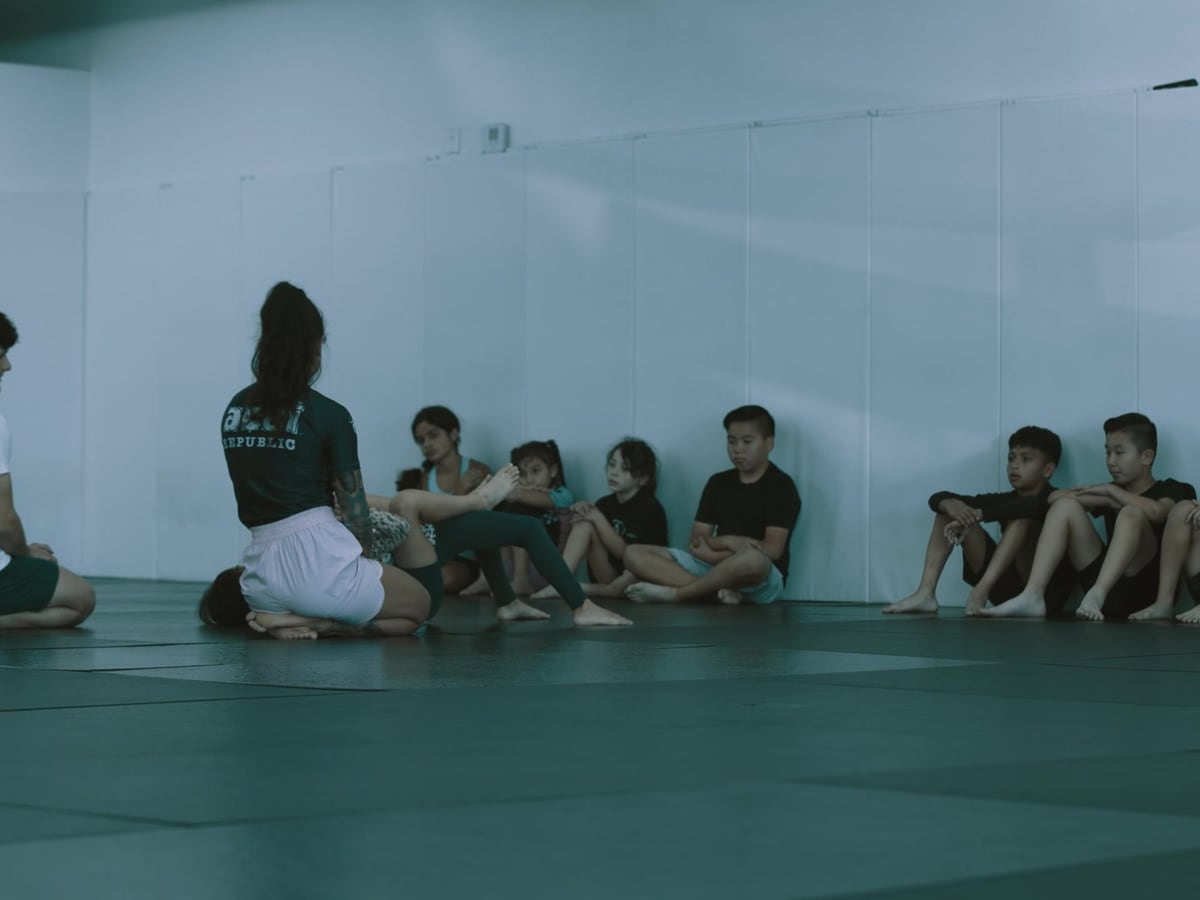 Training at Lucas Leite Brazilian Jiu-Jitsu in Upland