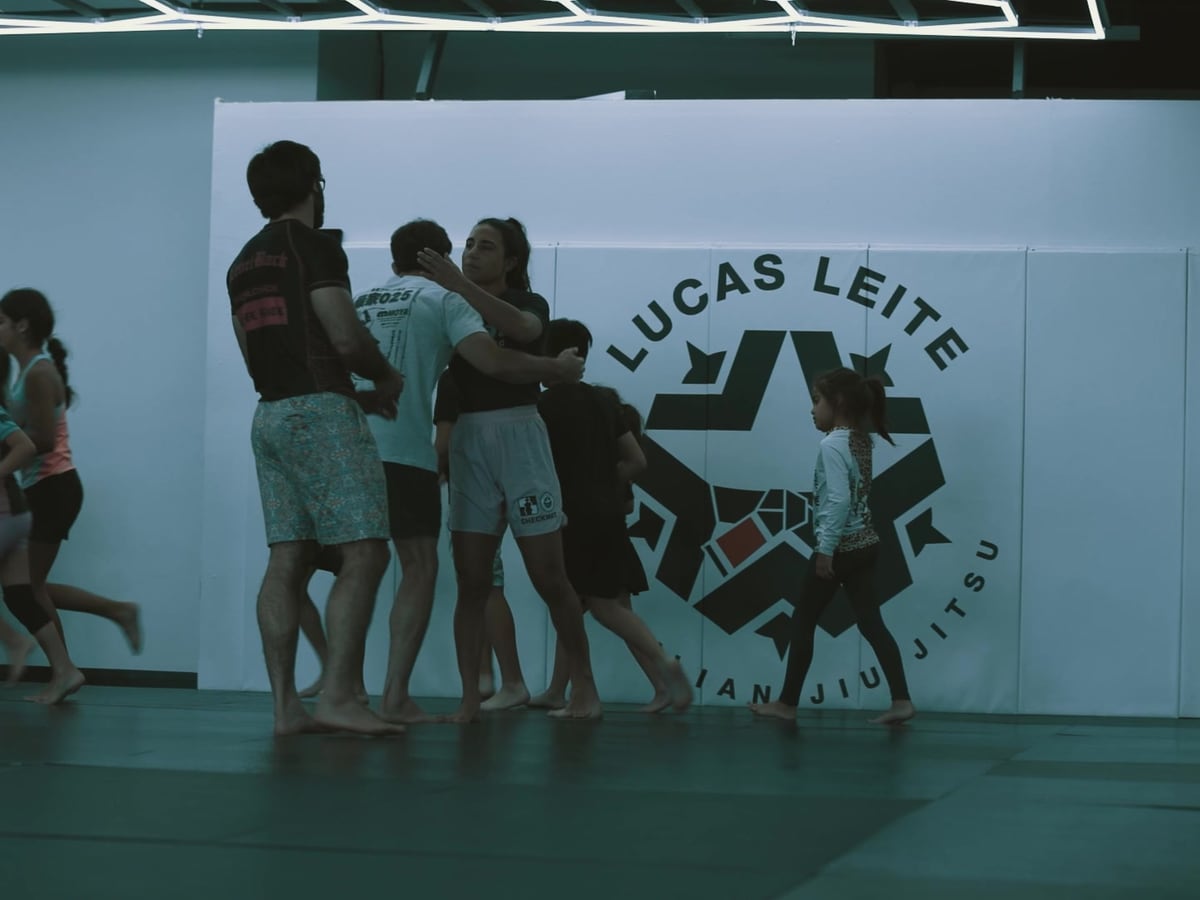 Training at Lucas Leite Brazilian Jiu-Jitsu in Upland